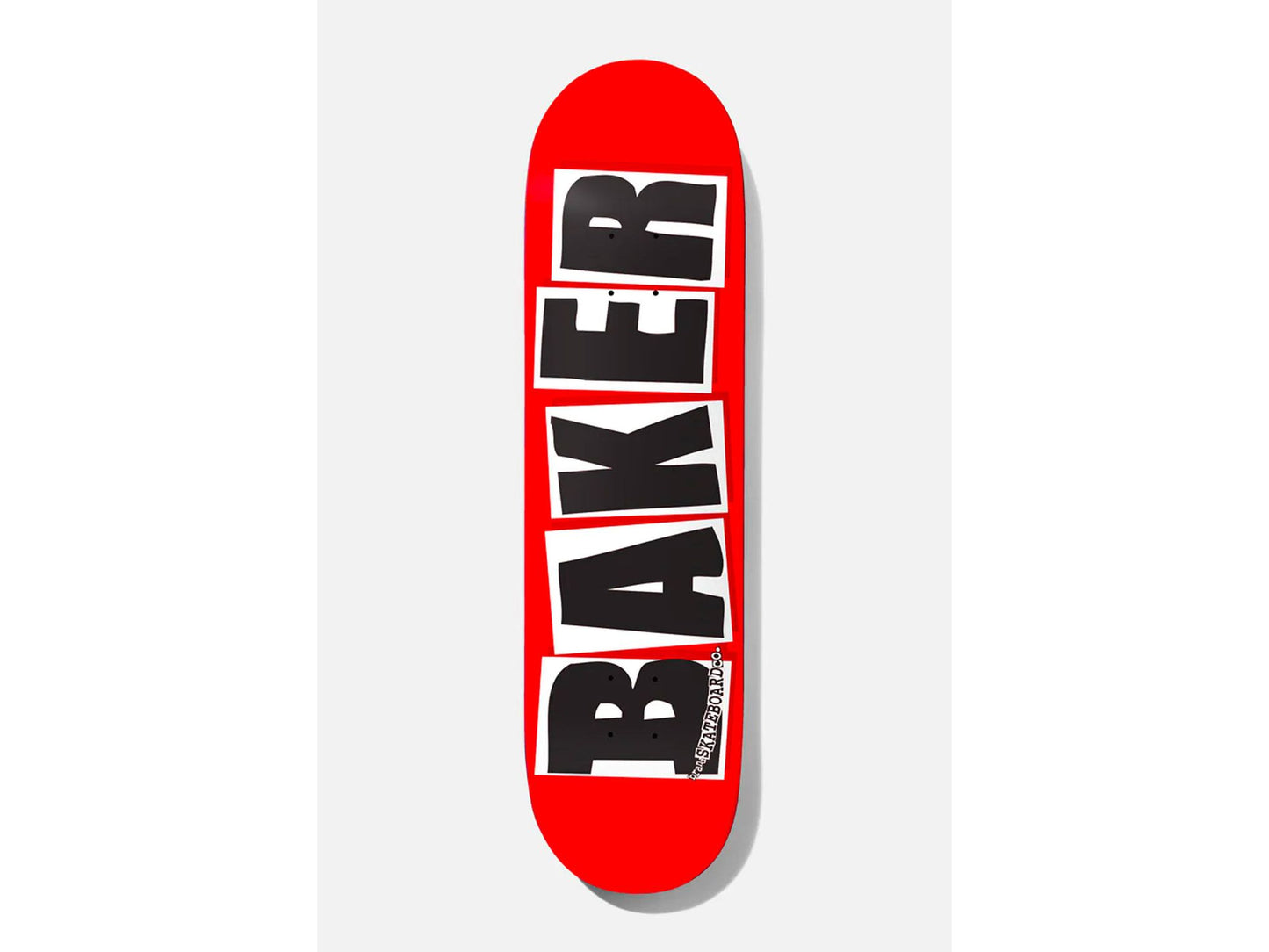 BAKER "BRAND LOGO" BLACK 8.475" SKATEBOARD DECK - Bow Shock Marketplace