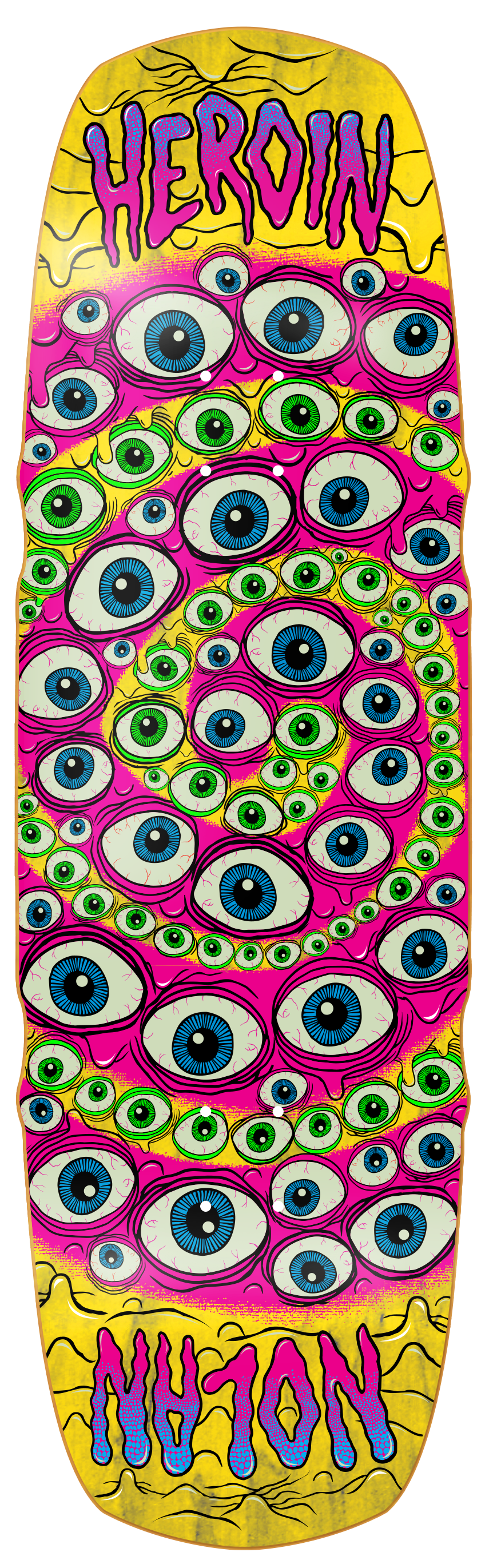 Heroin Nolan Houghton Spiralize 9.5" Skateboard Deck