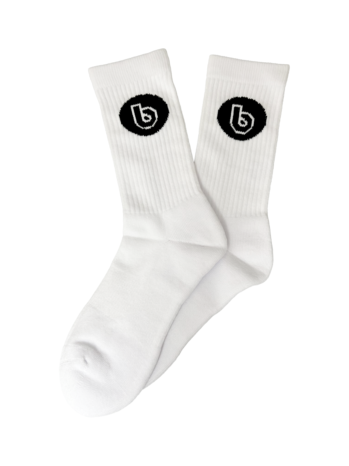 Birdhouse "B Logo" White Socks
