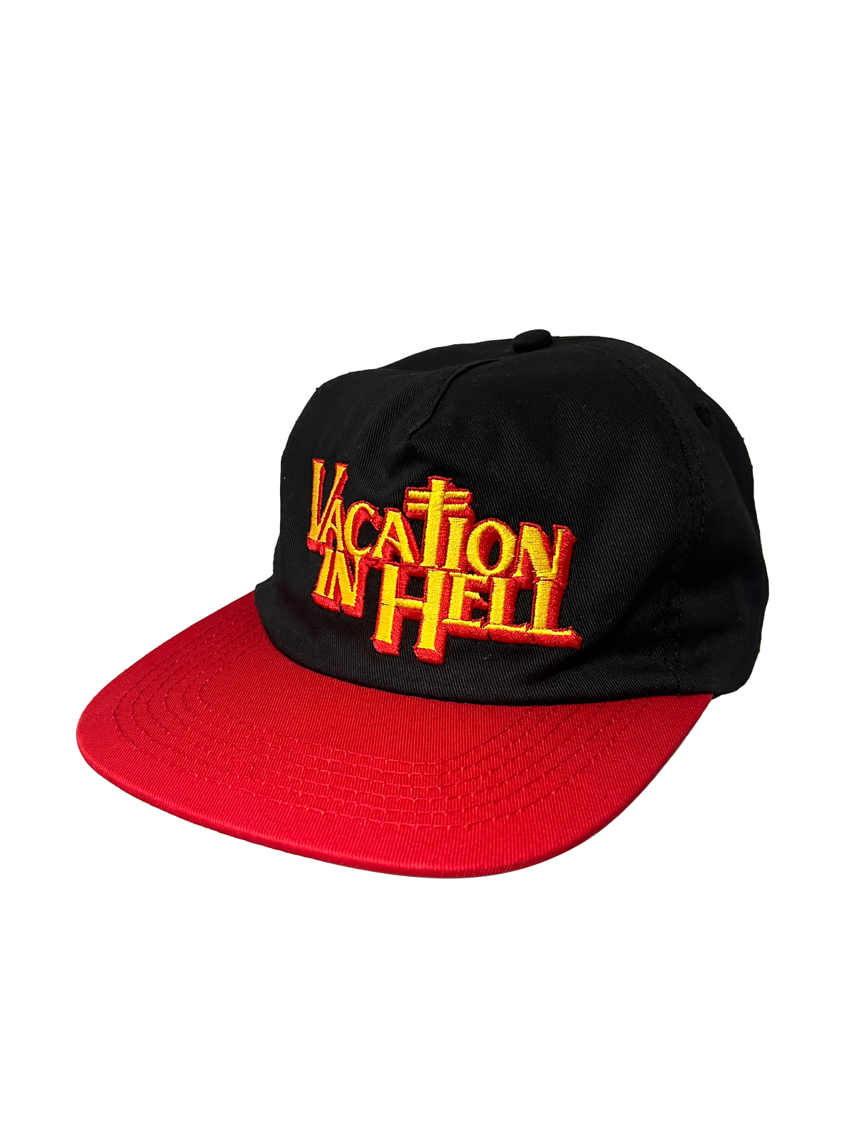 Deathwish "Vacation" Black/Red Snapback Hat