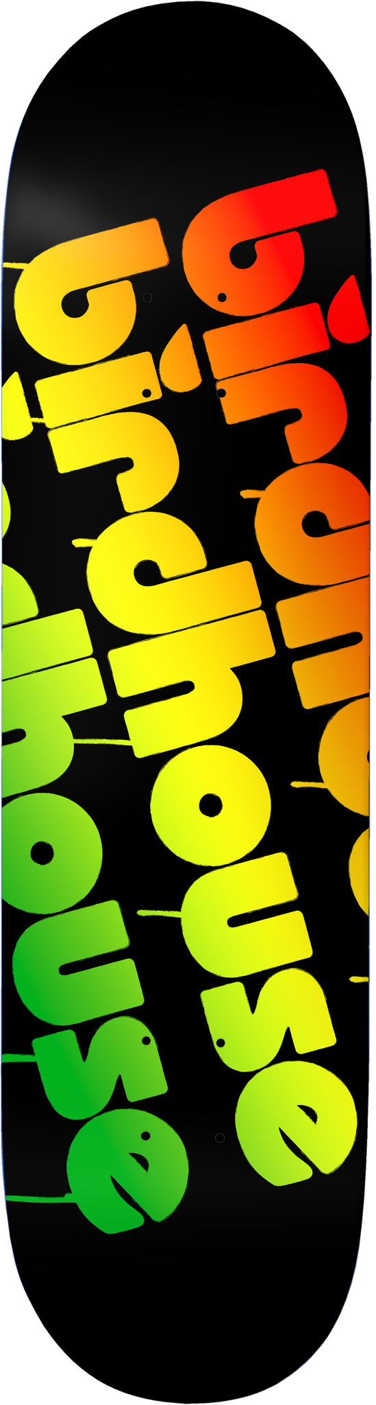 Birdhouse "Triple Stack" Rasta 8.5" Skateboard Deck