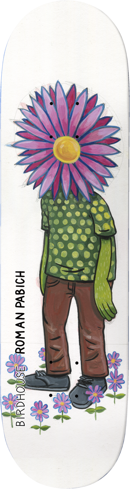 Birdhouse Roman Pabich "Interspecies" 8.5" Skateboard Deck