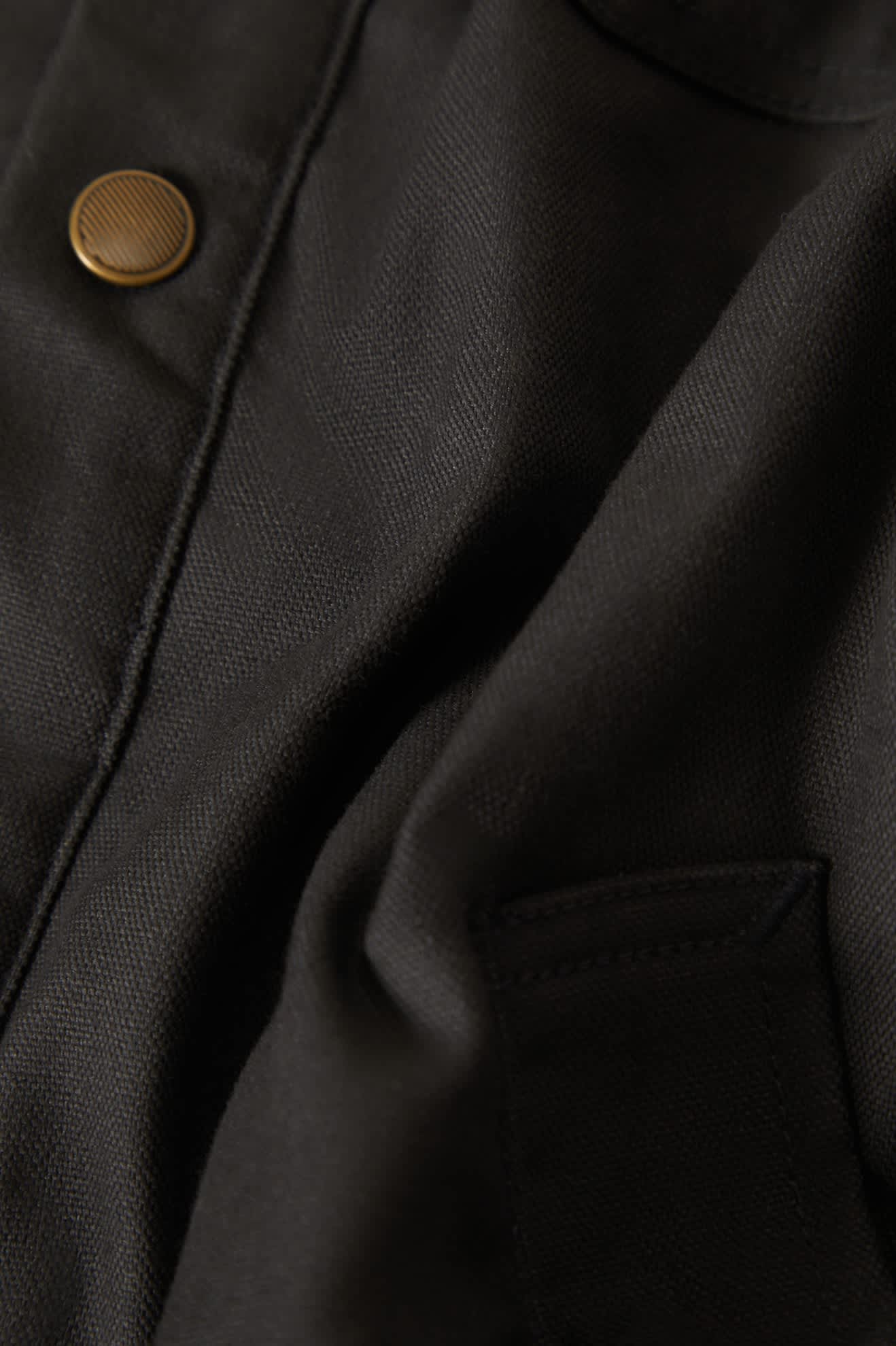Brixton Builders Stretch Washed Black L/s Overshirt