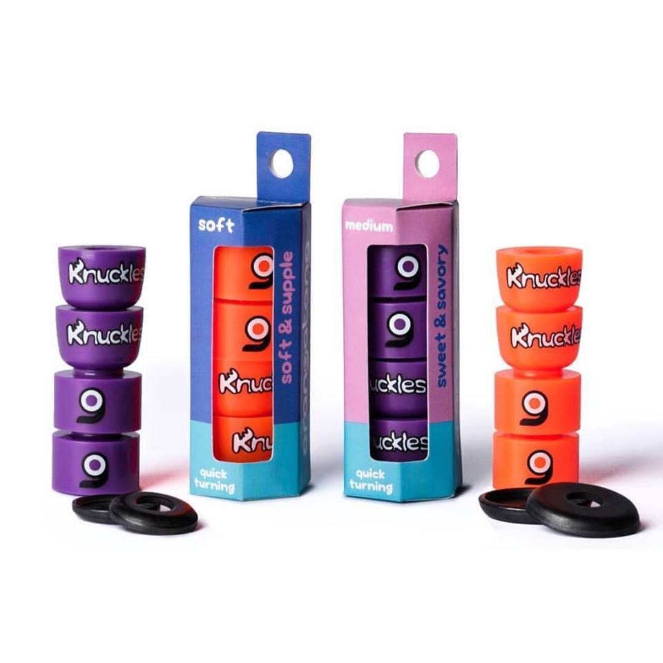 Orangatang Knuckle Medium Bushings 90a - Purple (Set) - Bow Shock Marketplace