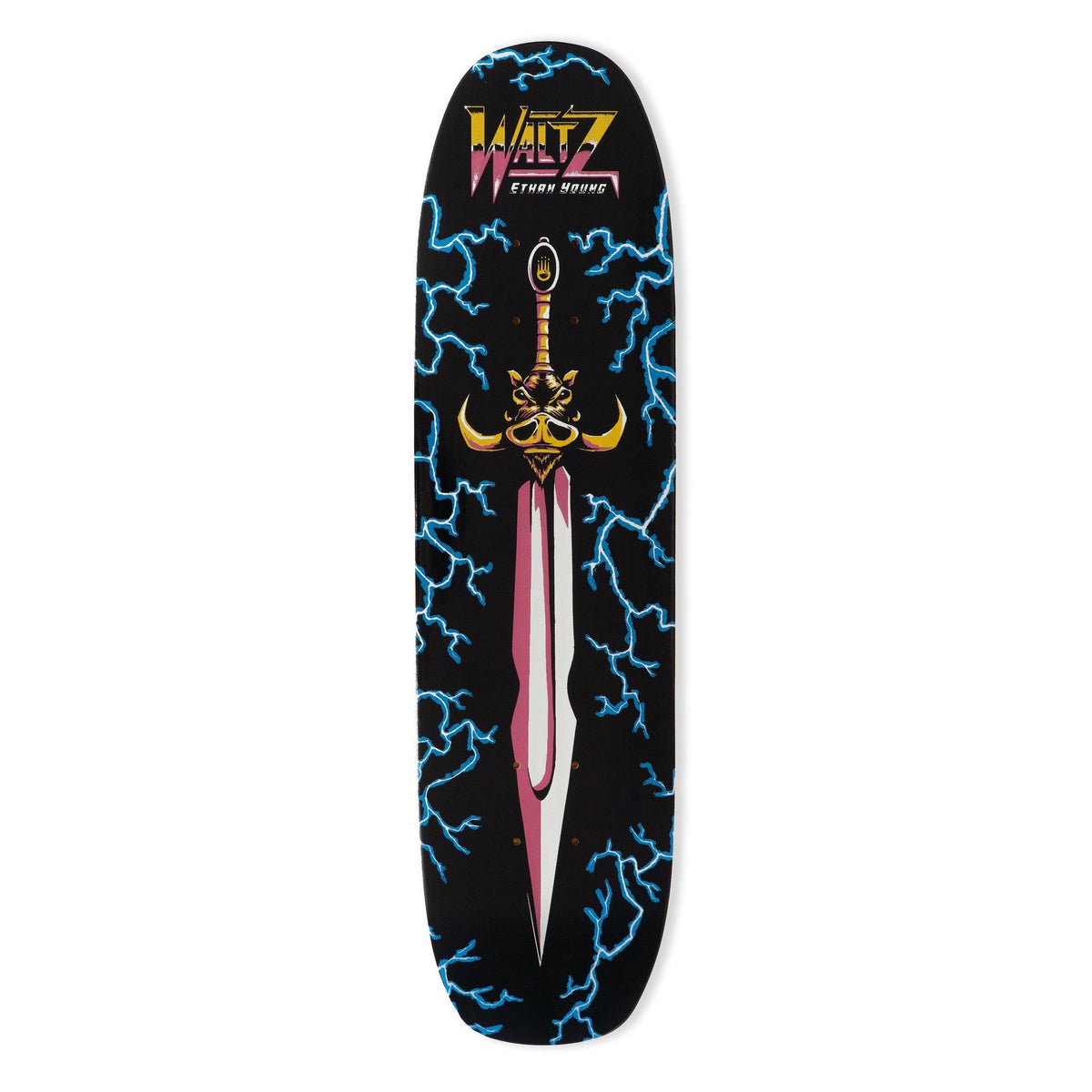 7.3" Spoon Nose Freestyle Skateboard Deck - Ethan Young Sword