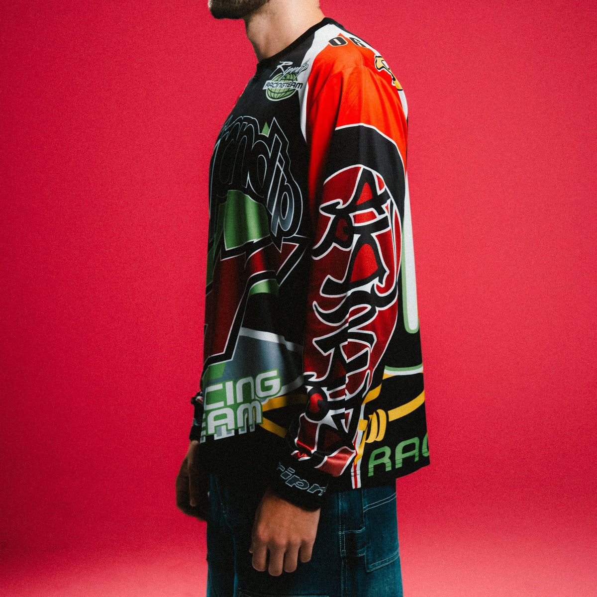 RIPNDIP All Star Long Sleeve Jersey (Red / Black)