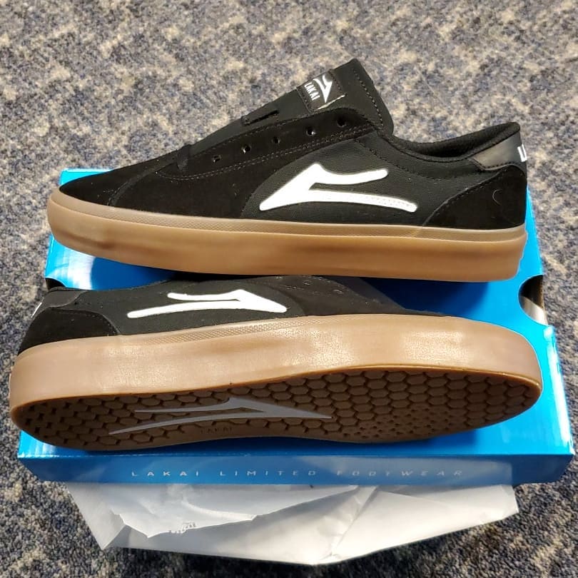 Lakai Shoes Flaco II - Black/Gum Suede - Bow Shock Marketplace