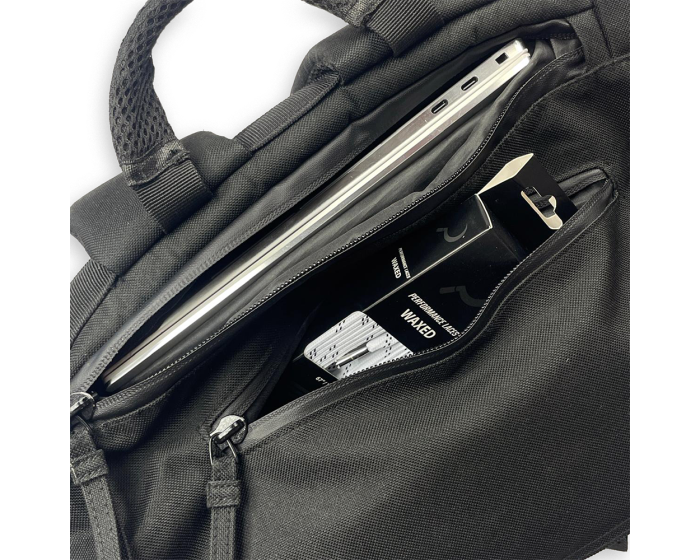 Ground Control Rolltop Backpack - Black - Bow Shock Marketplace