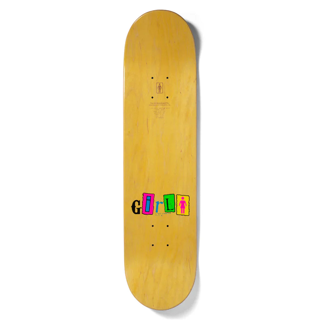 Girl Geering Out To Lunch Deck - 8.5″ Assorted - Bow Shock Marketplace