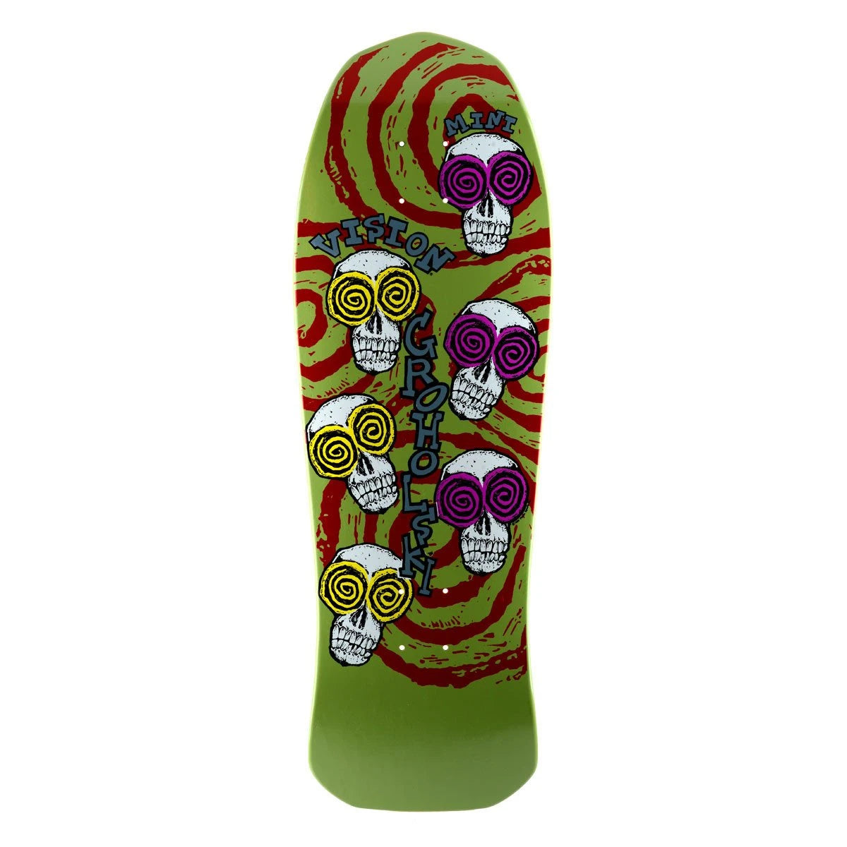 Vision Groholski Skeleton Mini 9.75" Skateboard Deck - Bow Shock Marketplace