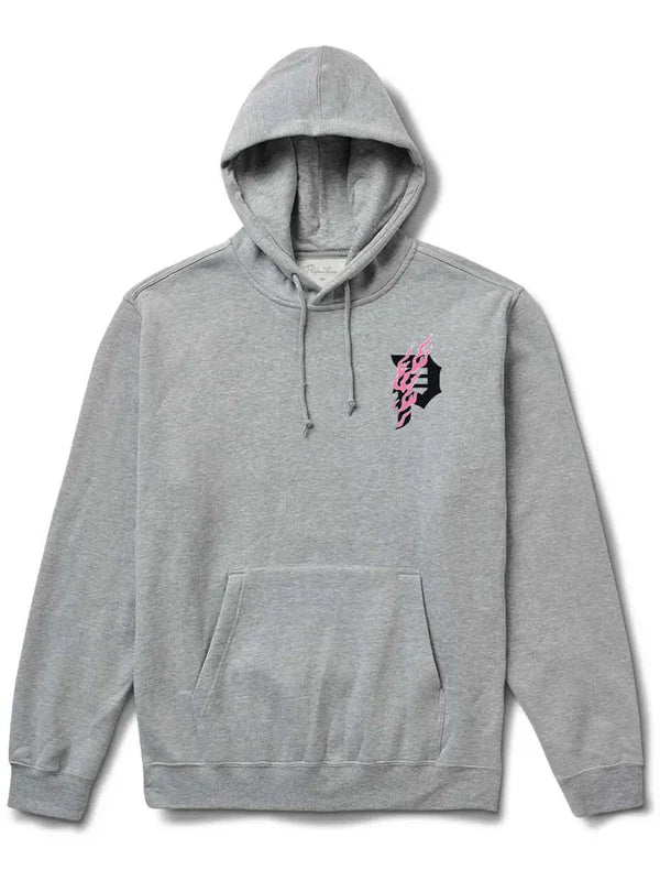 Primitive Honor Heather Grey Heavyweight Hooded Sweatshirt