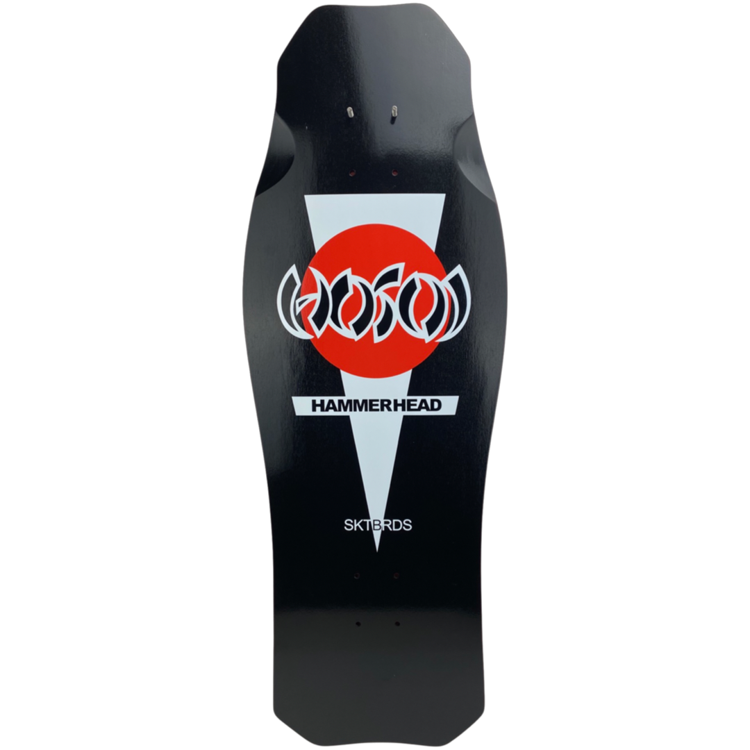 Hosoi O.G. Hammerhead Double Take Red / Black 10.5" Skateboard Deck