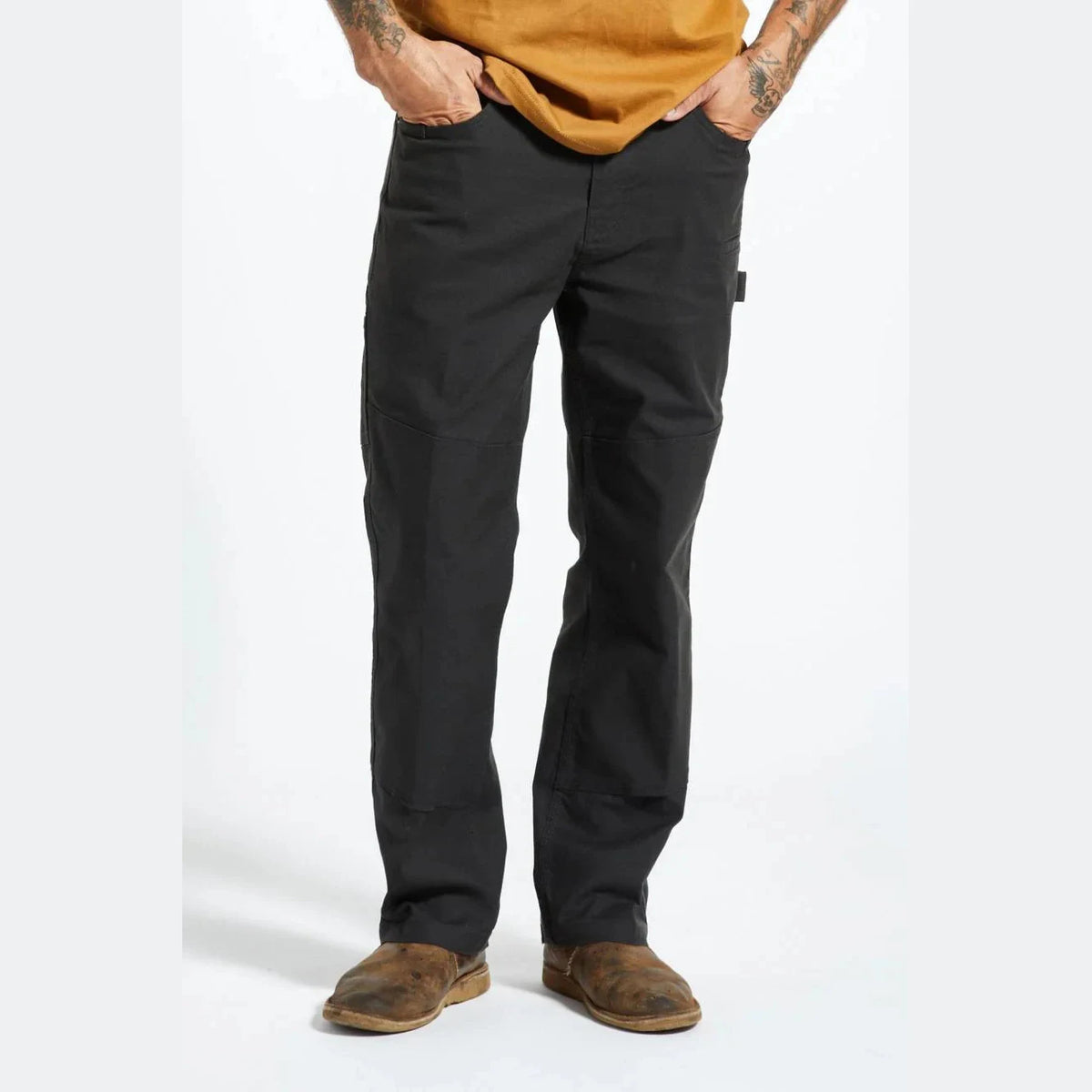 Brixton Builders Carpenter Washed Black Pants