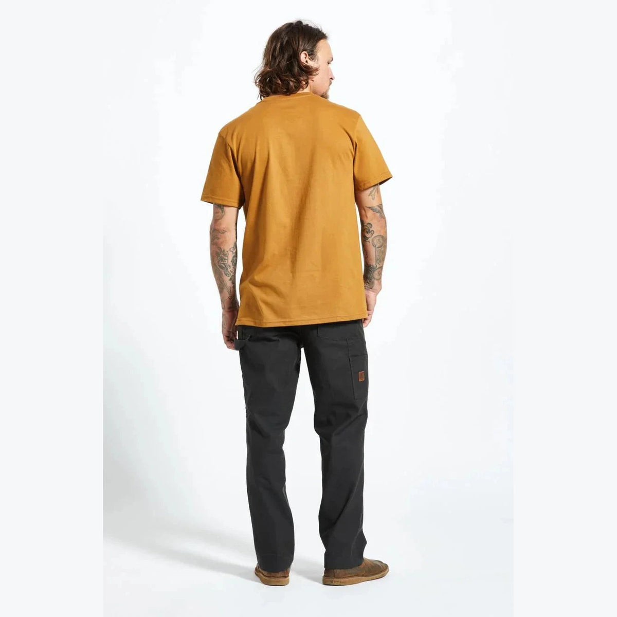 Brixton Builders Carpenter Washed Black Pants