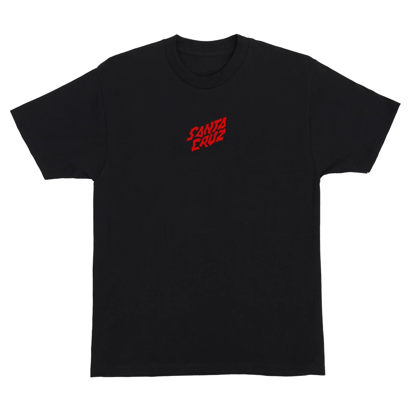 Santa Cruz Stranger Things Screaming Lights Black Heavyweight S/s Shirt