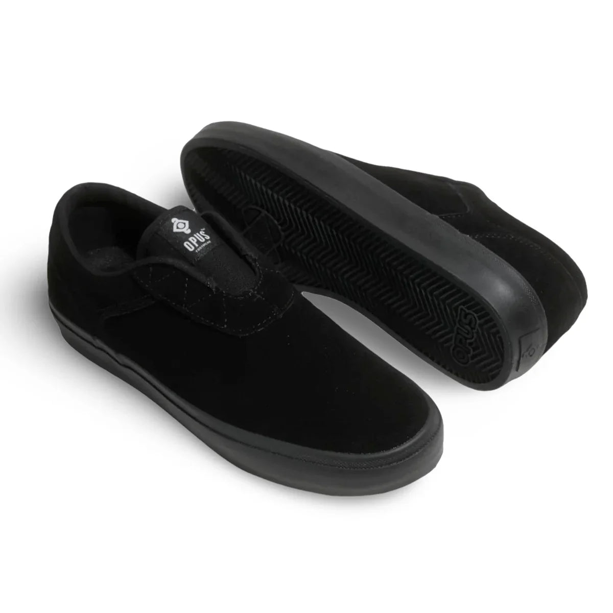 Opus Honey Slip - Vulc - Black Suede / Black
