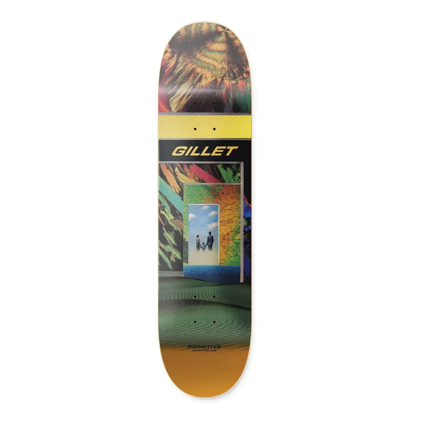 Primitive Gillet Portal Gold 8.12" Skateboard Deck