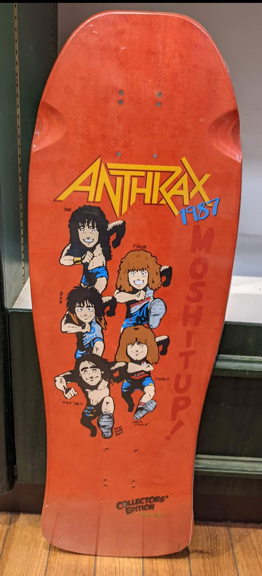 Brand-X Anthrax 1987 Skateboard Deck - Bow Shock Marketplace