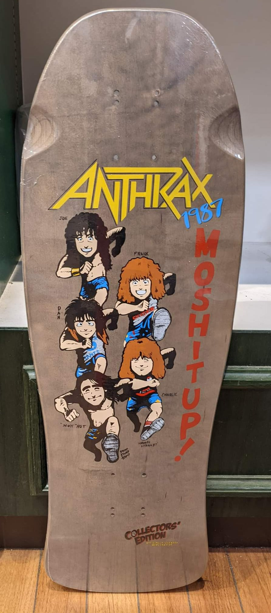 Brand-X Anthrax 1987 Skateboard Deck - Bow Shock Marketplace