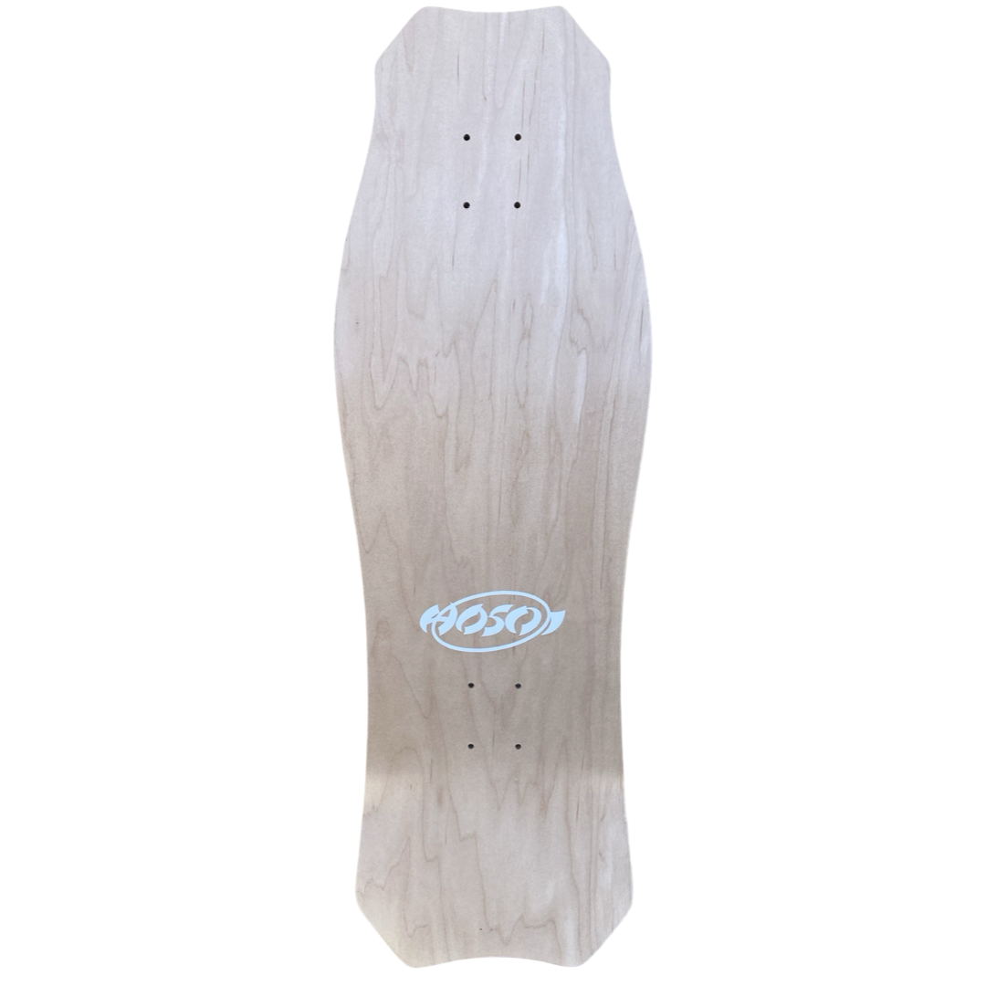 Hosoi Skulls & Roses OG Hammerhead LTD Silver Foil 10.5" Skateboard Deck