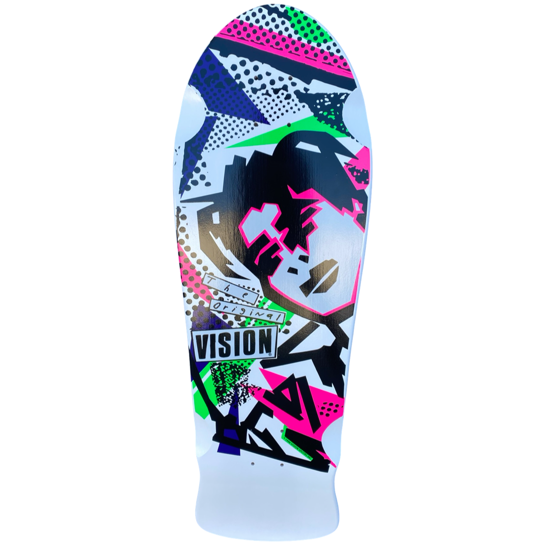 Vision Mark Gonzales Original MG LTD White 10" Skateboard Deck