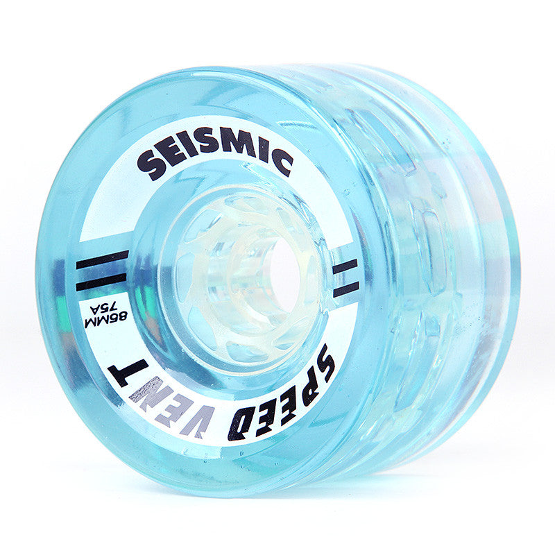 Seismic Speed Vent 85x52mm 75a Wheels - Crystal Blue (Set of 4) - Bow Shock Marketplace