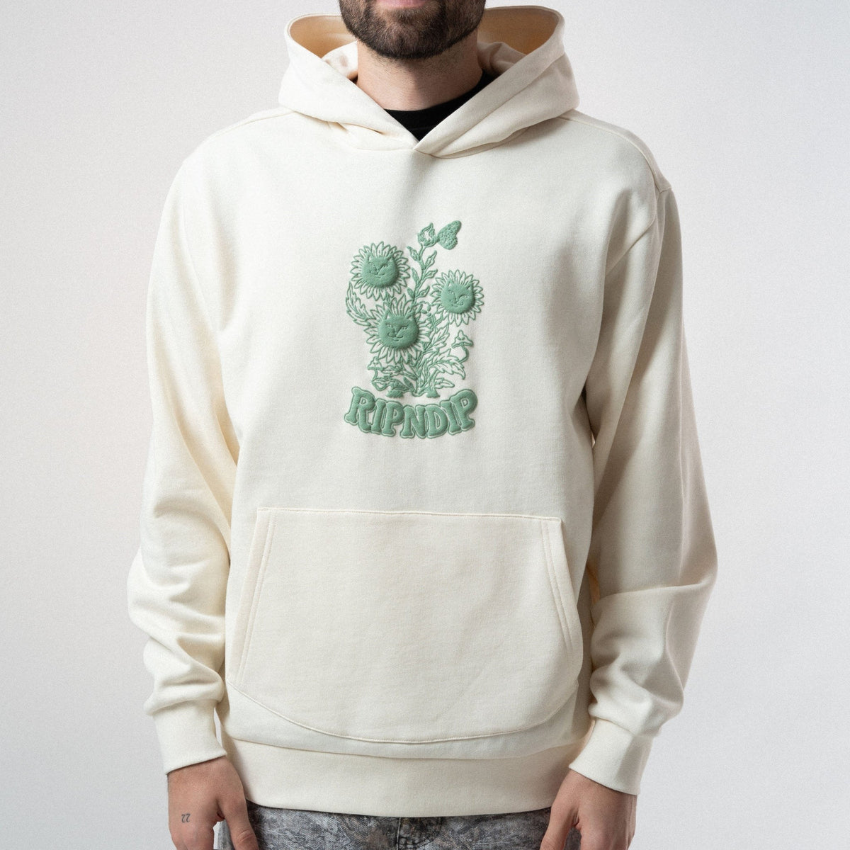 Where The Flowers Bloom Hoodie (Bone)