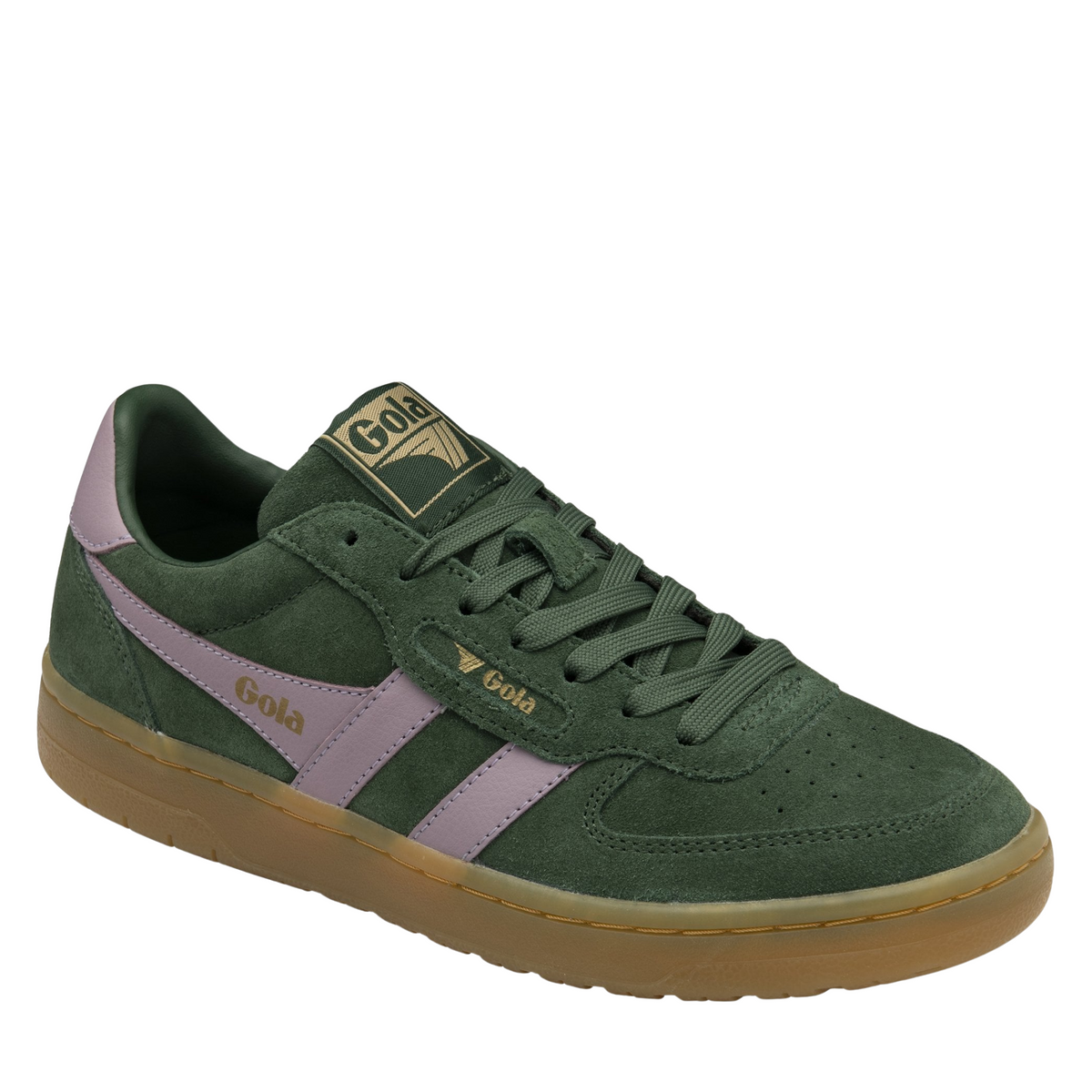 Gola Classics Women's Hawk Suede '86 Sneakers - Evergreen/Candy/Gum