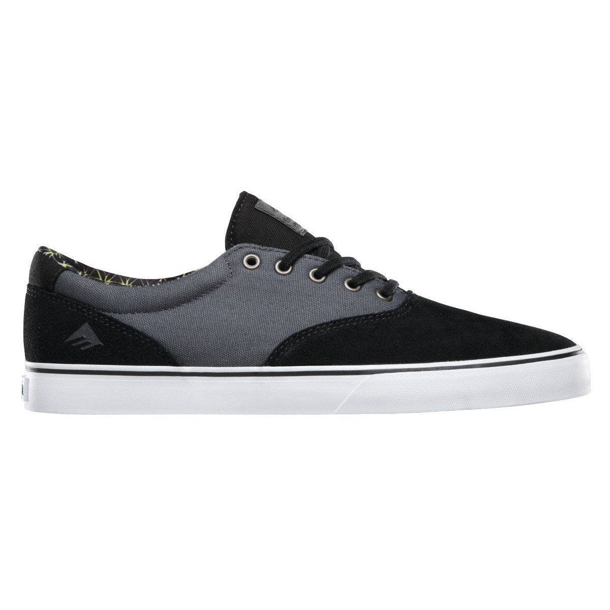 Emerica Shoes The Provost Slim Vulc - Black/Grey/White - Bow Shock Marketplace