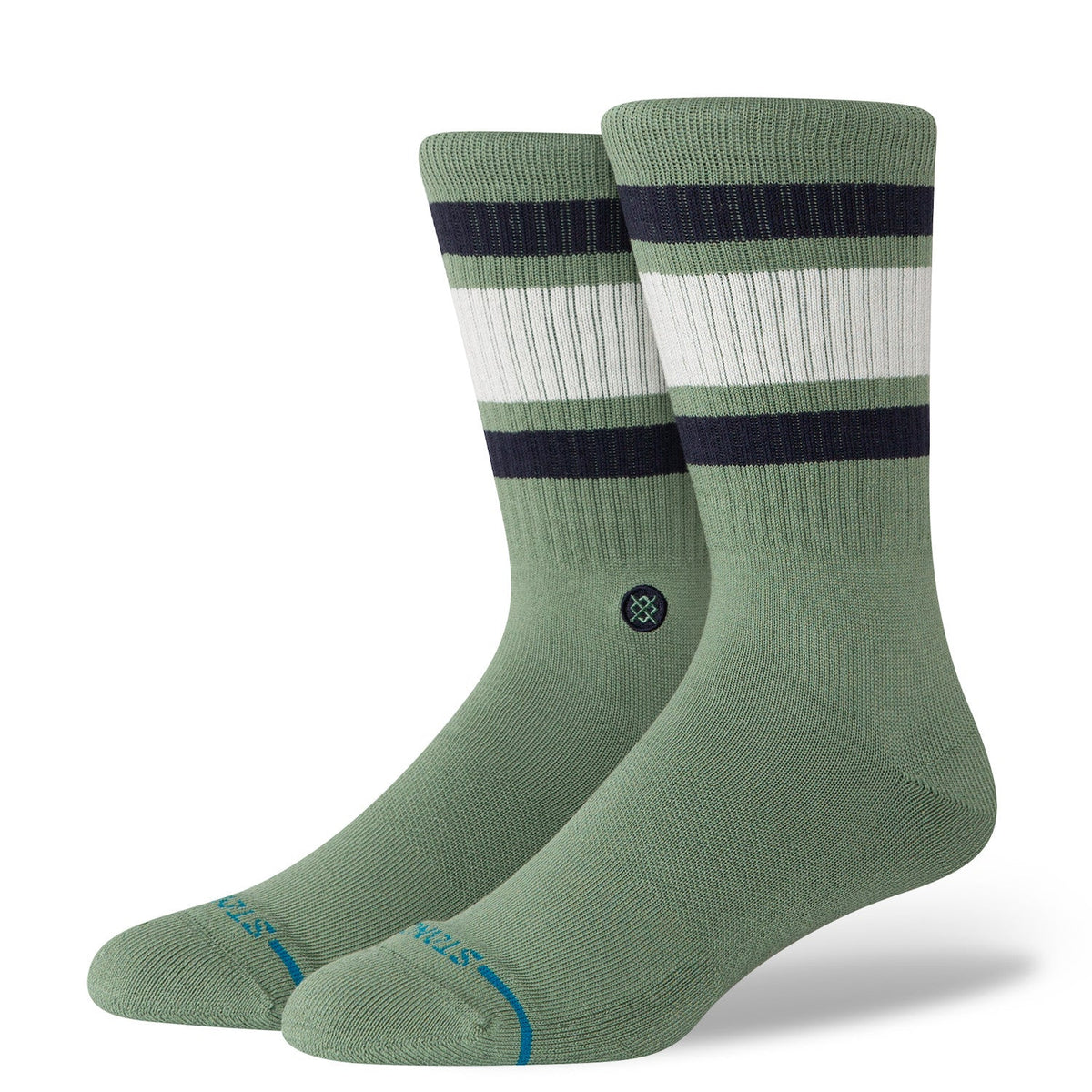 Stance Boyd St Crew Socks - Green - Bow Shock Marketplace