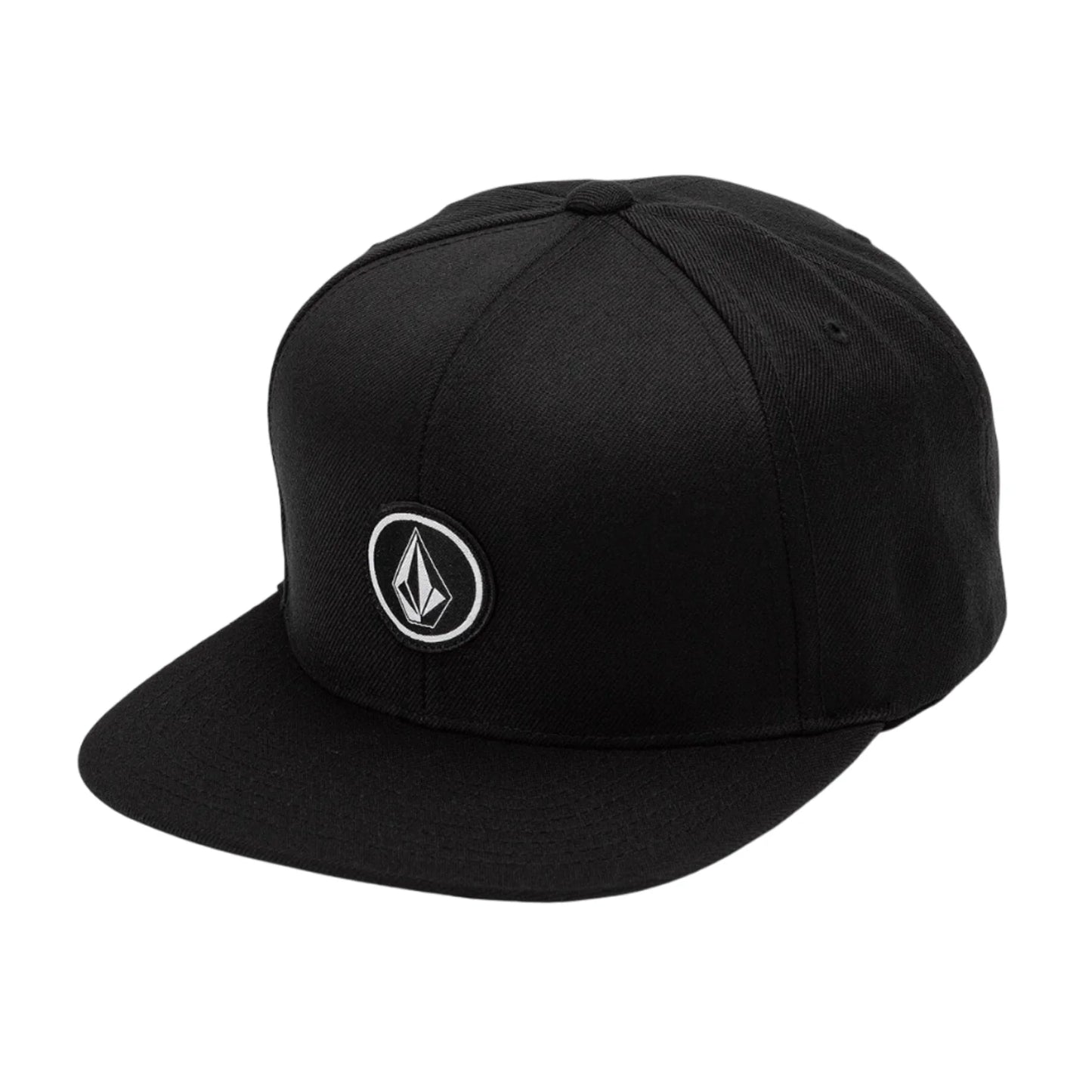 Volcom Quarter Twill Black Snapback Hat