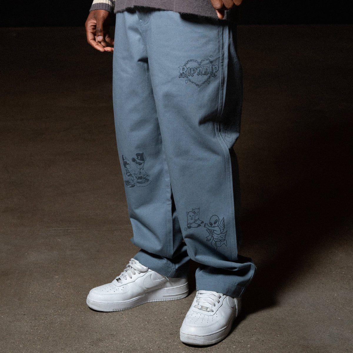 Westside Wide Fit Pants (Slate)