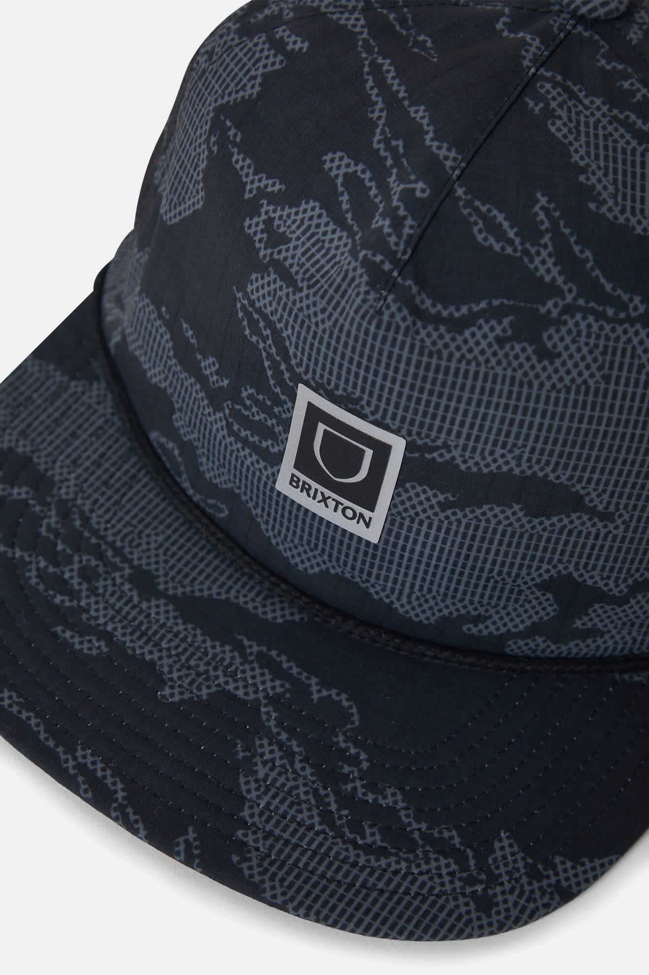Brixton Journey MP Black Tiger Camo Performance Snapback Hat