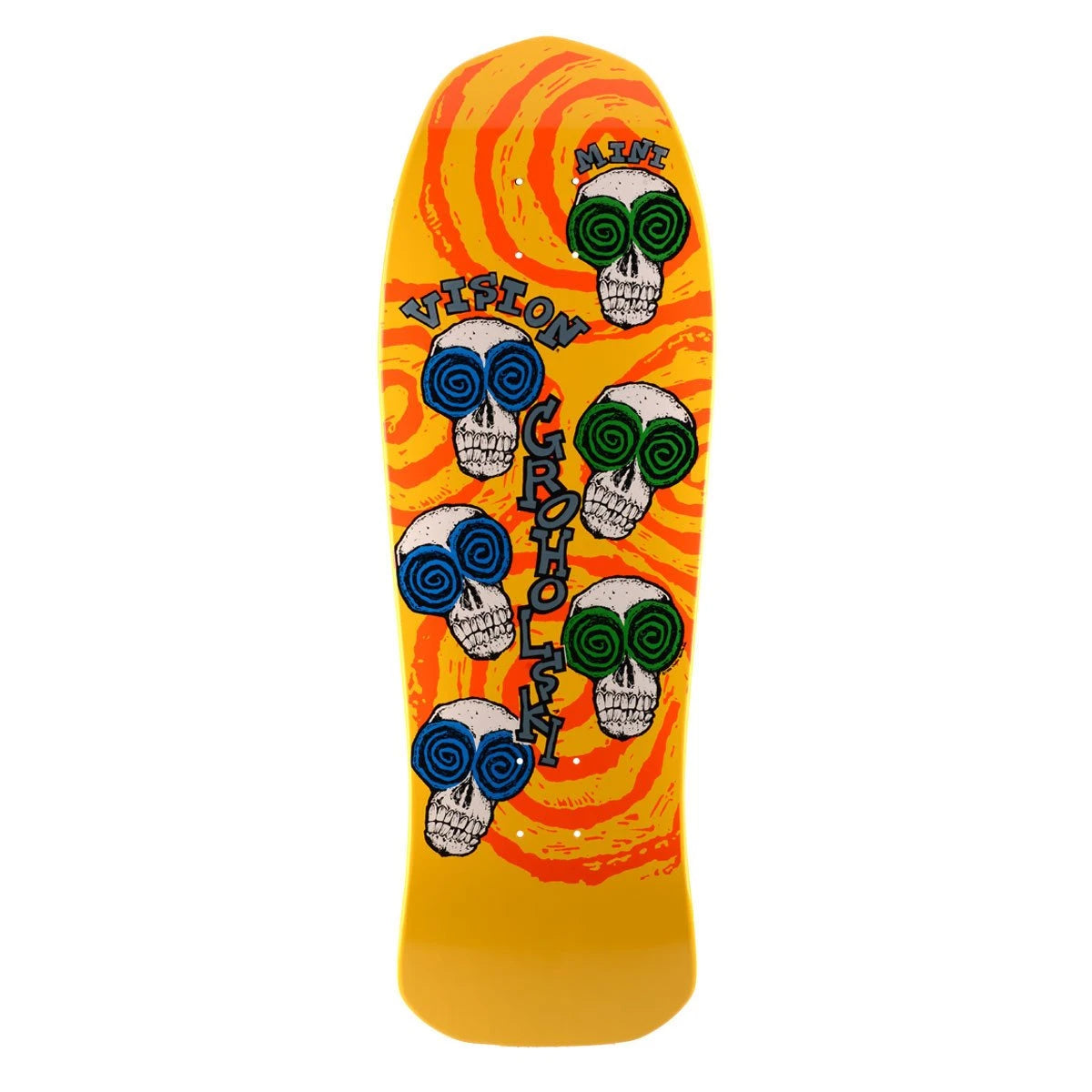 Vision Groholski Skeleton Mini 9.75" Skateboard Deck - Bow Shock Marketplace