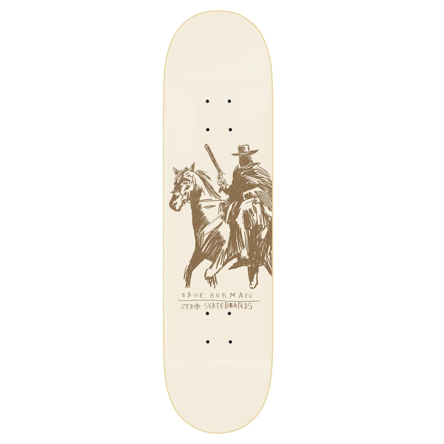 Zero Burman Urban Villains Skateboard Deck - 8.25"