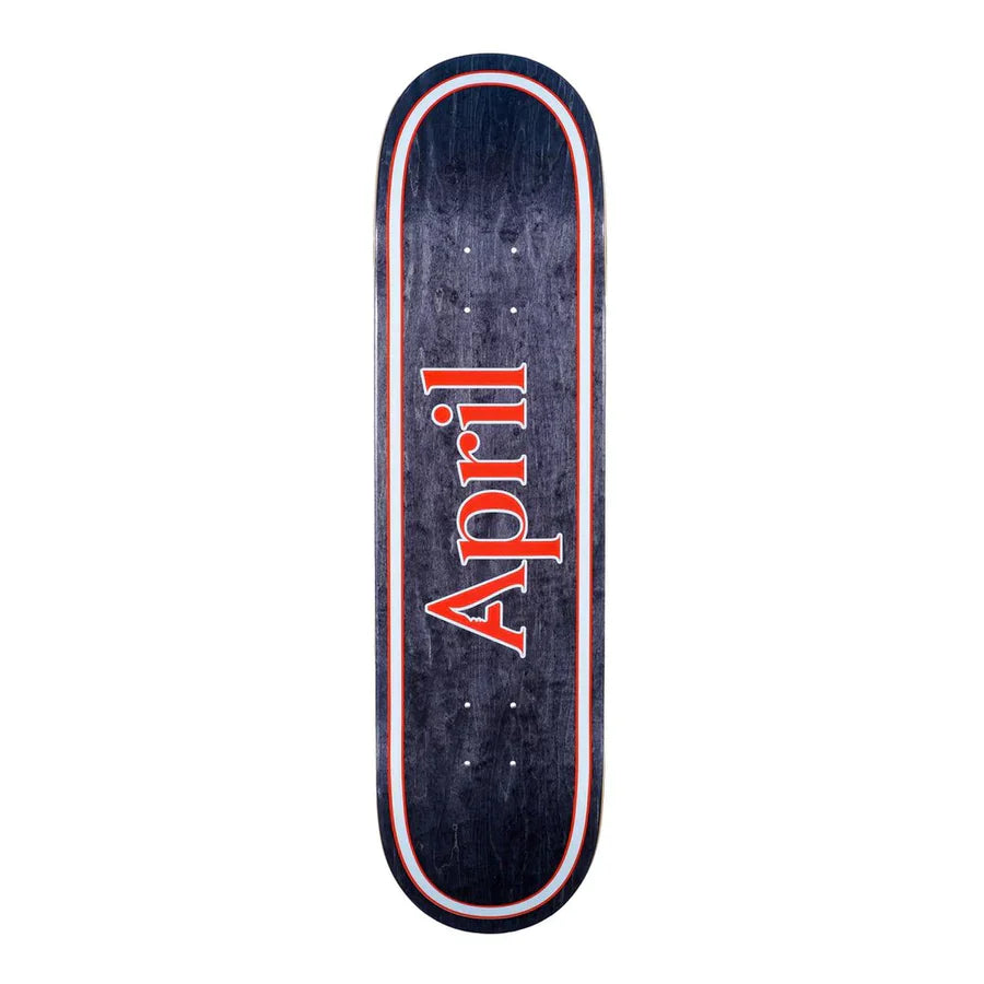 April Black OG Logo 8.75" Deck - Bow Shock Marketplace