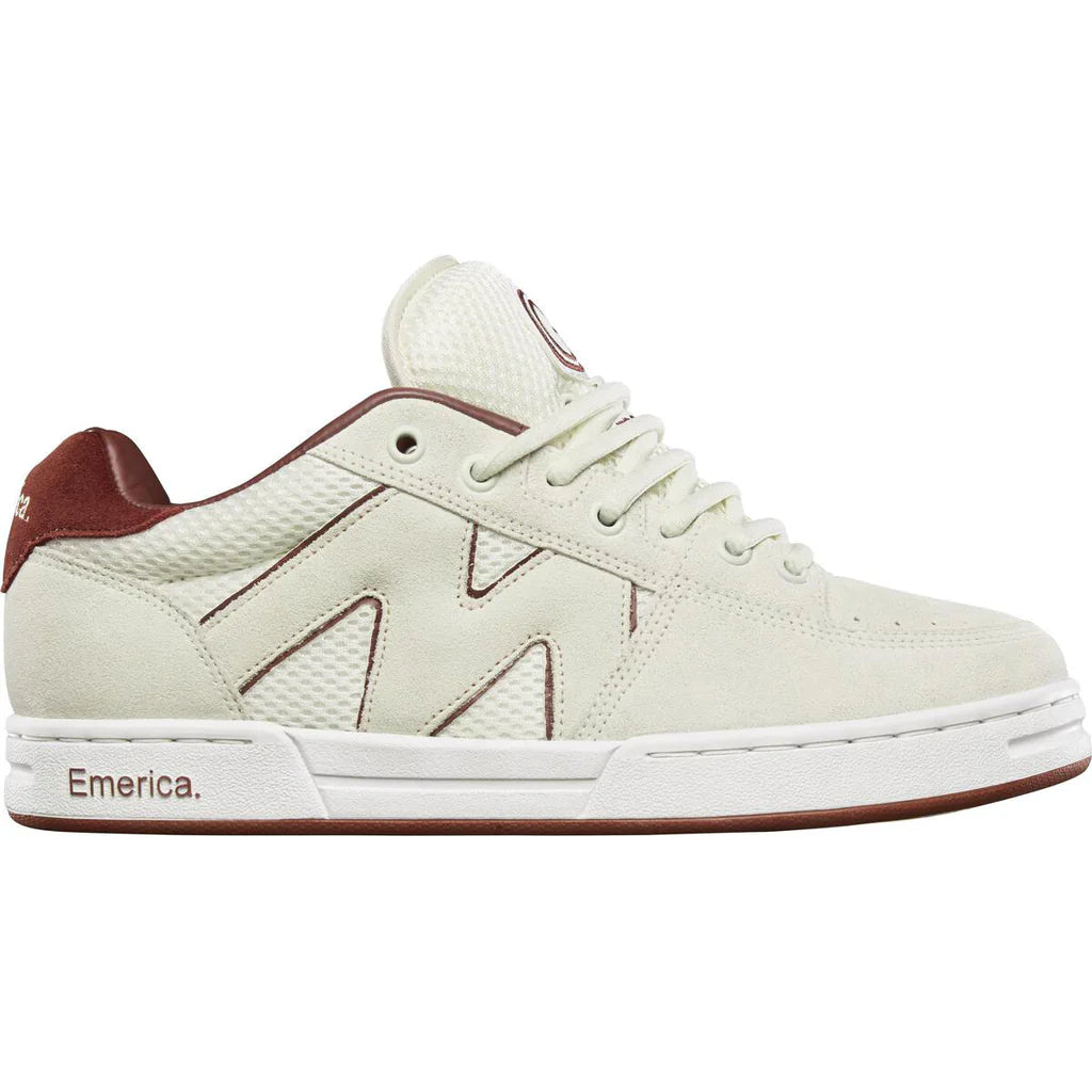 Emerica Shoes OG-1 Skateshop Day - White/Burgundy - Bow Shock Marketplace
