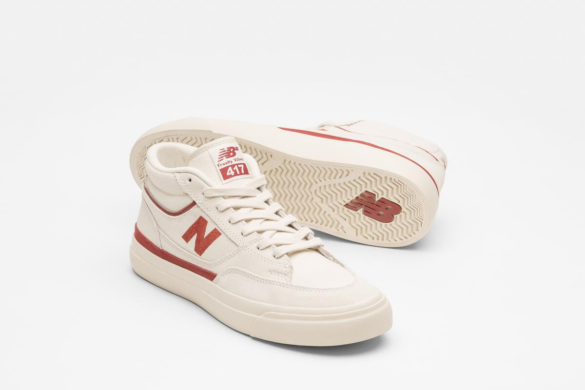 New Balance Shoes Numeric Franky Villani 417 - Sea Salt/Rust - Bow Shock Marketplace
