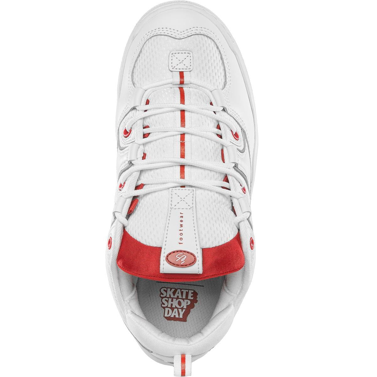 éS Shoes Two Nine 8 Skateshop Day - White/Red - Bow Shock Marketplace