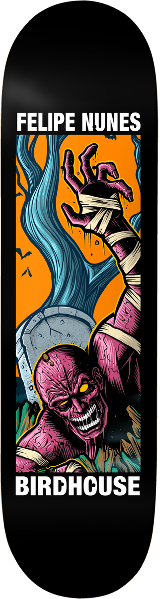 BIRDHOUSE NUNES "SECOND LIFE" 8.25" SKATEBOARD DECK - Bow Shock Marketplace