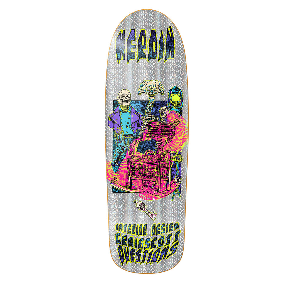 HEROIN CRAIG'S "HELLSCAPE" 10" SKATEBOARD DECK - Bow Shock Marketplace