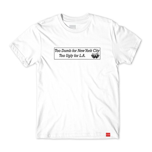 Chocolate x Waylon Jennings Too Dumb White S/s Shirt