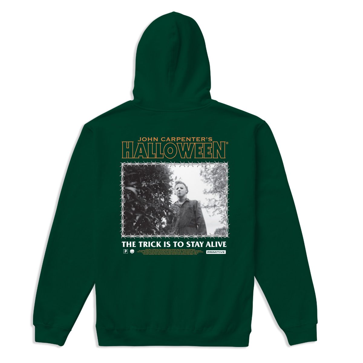 PRIMITIVE X HALLOWEEN "STAY ALIVE" HOODED SWEATSHIRT - Bow Shock Marketplace