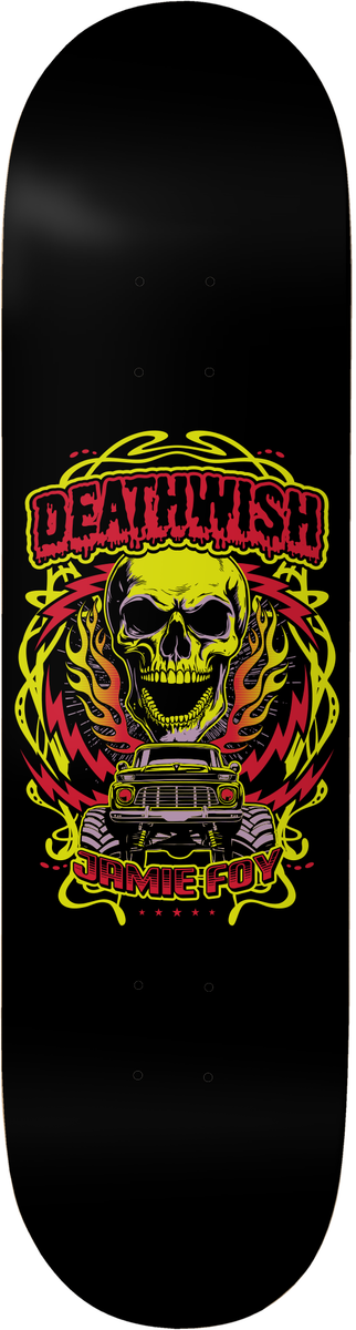 Deathwish Jamie Foy Mash The Throttle 8.25" Skateboard Deck
