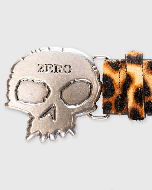 Pleasures X Zero Leopard Studded Belt