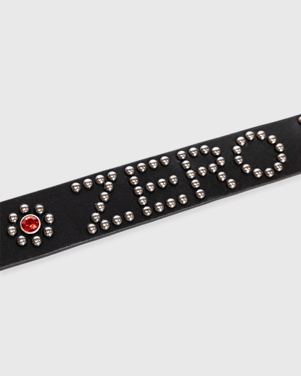 Pleasures X Zero Black Studded Belt
