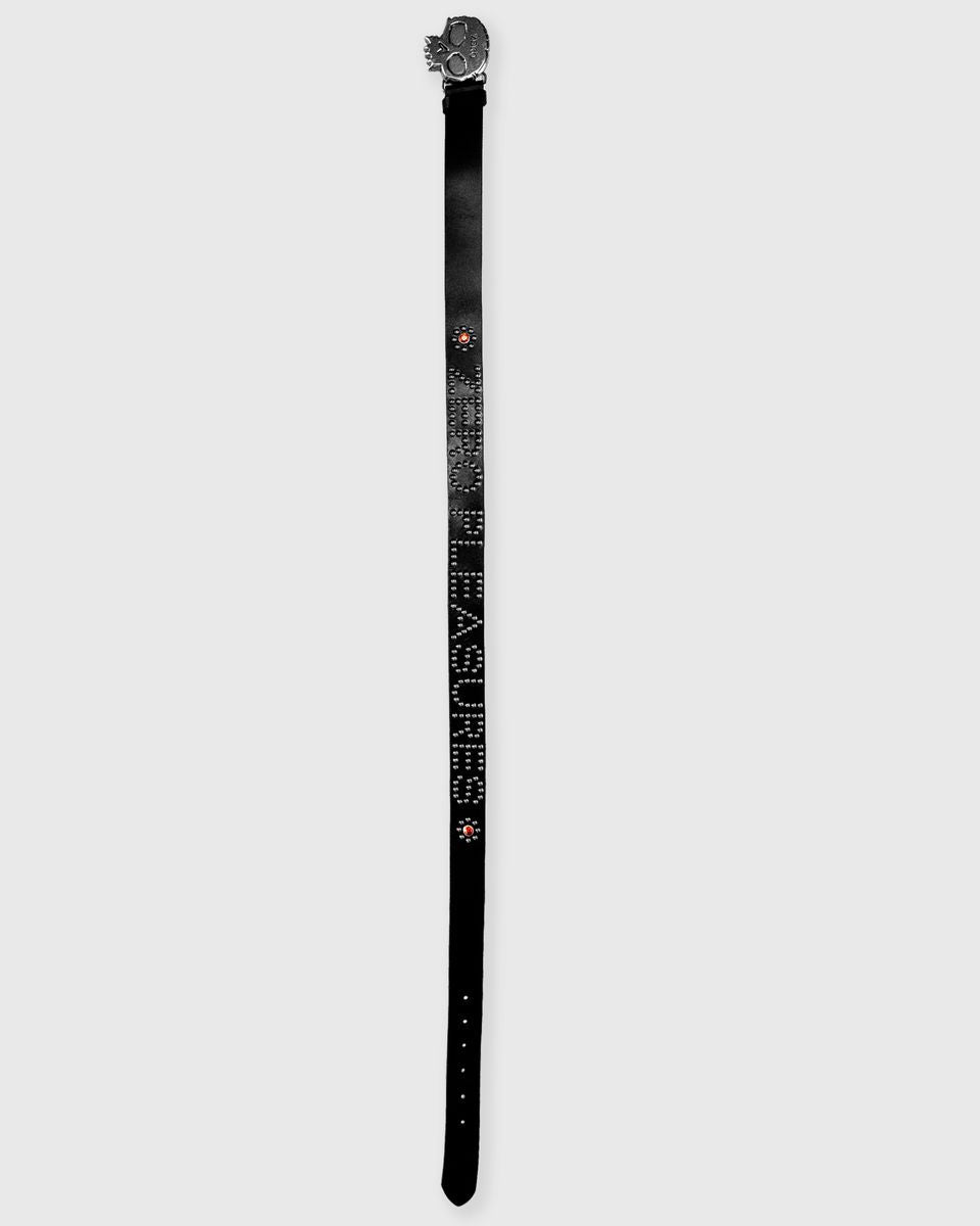 Pleasures X Zero Black Studded Belt
