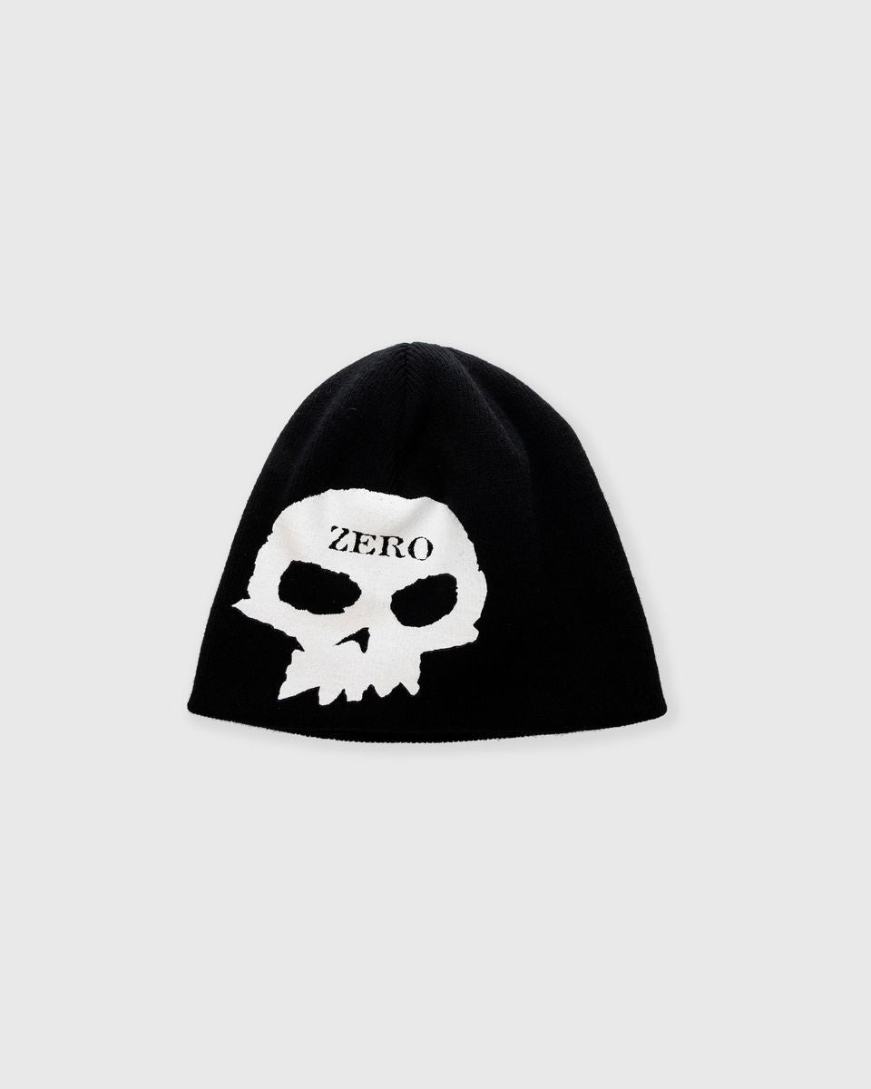 Pleasures X Zero Single Skull Black Beanie
