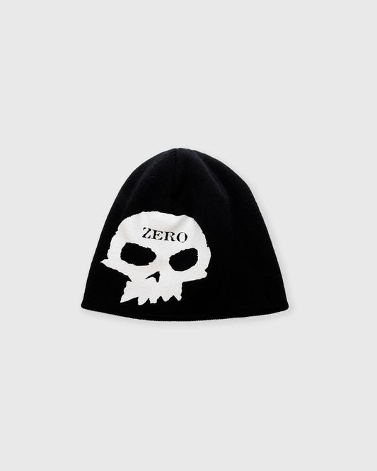 Pleasures X Zero Single Skull Black Beanie