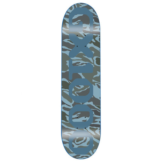 GX1000 OG Logo Camo Blue 8" Skateboard Deck
